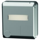 MENNEKES - Cee-Anbausteckdose Cepex 16A 5P 6H 400V IP44 Silber Ral9006