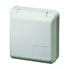 MENNEKES - Cee-Anbausteckdose Cepex 16A 5P 400V 6H IP44 Alpinweiß