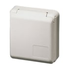 MENNEKES - Anbau Cee-Wandsteckd. Cepex 32A 5P 400V 6H IP44 Alpinweiß