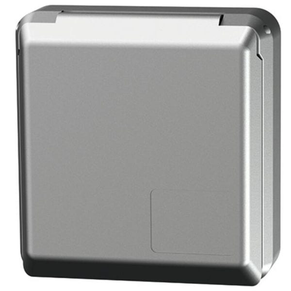 MENNEKES - Cee-Anbausteckdose Cepex 16A 3P 6H 230V IP44 Silber Ral9006