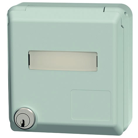 MENNEKES - UP CEPEX-Leergehäuse lichtgrau f. RJ45 Datendose N136104070 IP44