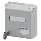 MENNEKES - UP CEPEX-Leergehäuse lichtgrau f. RJ45 Datendose N136104070 IP44