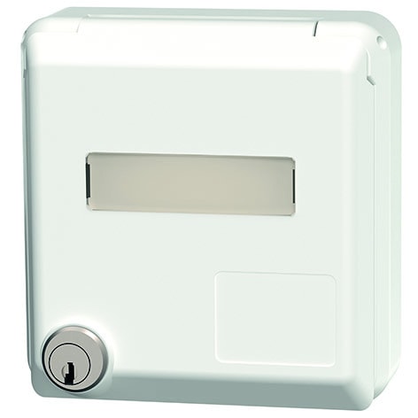 MENNEKES - UP CEPEX-Leergehäuse alpinweiß f. RJ45 Datendose N136104070 IP44