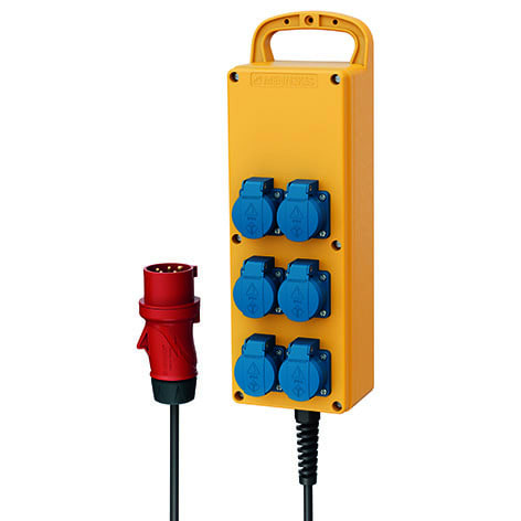 MENNEKES - Evergum Steckdosenleiste 6xSSTD +2M Kabel
