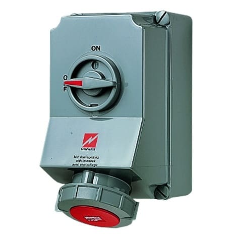 MENNEKES - Cee-Steckdose Amelan 63A 5P 400V 6H IP67