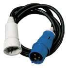 MENNEKES - Cee-Adapterleitung 1,5M mit Cee-Stecker Auf Schuko-Kupplung