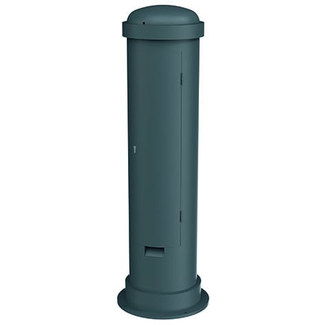 MENNEKES - Poller DB703 grau 1400x325mm 2xSSTD 1x16A/5 1x32/5 1x63/5 + Abs.