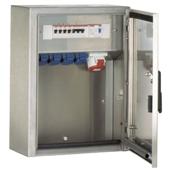 MENNEKES - Edelstahl Ap Kombi 4xSSTD 1X16/5 +Abs.