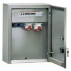 MENNEKES - Edelstahl Ap Kombi 2xSSTD 1X16/5 1X32/5 +Abs.