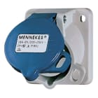 MENNEKES - CEE-Anbausteckdose Cara-Contact 16A 3p 230V 6h IP44 mit Ösen f.Schloss