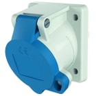 MENNEKES - CEE-Anbausteckdose Cara-Contact 16A 3p 230V 6h IP44 mit Ösen f.Schloss
