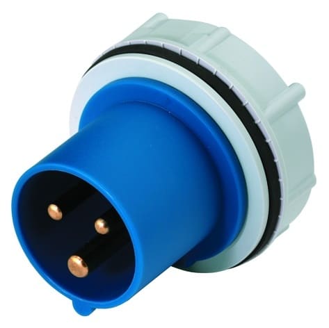 MENNEKES - Anbaugerätestecker Rapido 32A 3p 230V 6h IP44 (mit Schraubklemme)