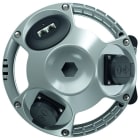 MENNEKES - 3Kraft Kombination Silber 2xSSTD, 1xRJ45 2Fach