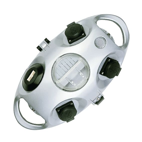 MENNEKES - Steckdosen-Kombi Airkraft 3xSSTD 1xRJ45 IP44 Silber