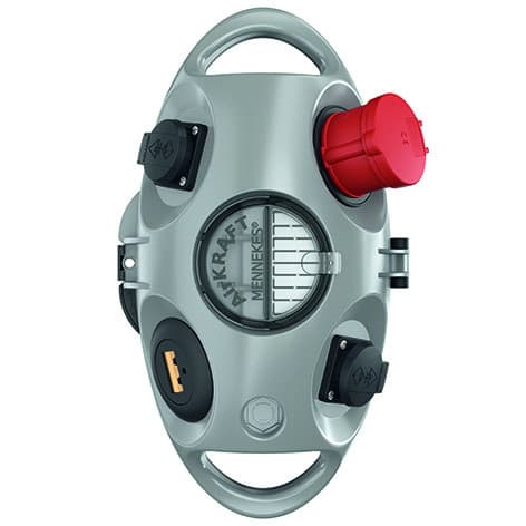 MENNEKES - Steckdosen-Kombi Airkraft 2xSSTD 1X16/5 1xRJ45 IP44 Silber