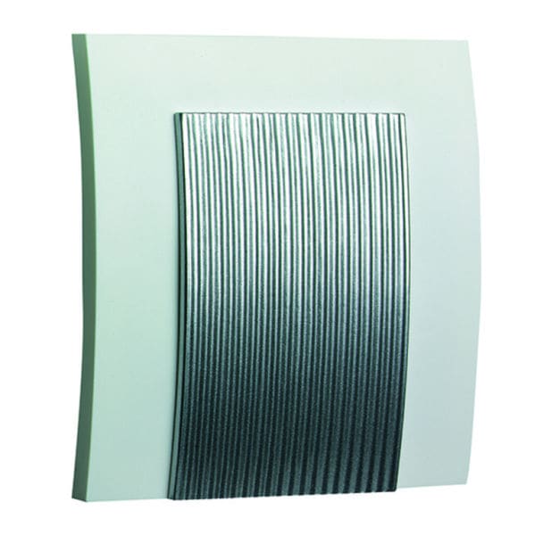 GROTHE - Gong zweiklang weiß/silber Design für Trafo 8-12V/4VA, (Typ GONG 565w/sim)