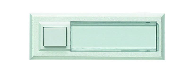 GROTHE - AP-Taster Combilux weiß,beleuch tet, max.12V (5mA-1,5A), (Typ ETA 2132)
