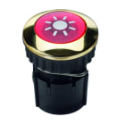 GROTHE - Klingeltaster LED, Knopf rot/ Hülse Messing, (Typ PROTACT 102 LED)
