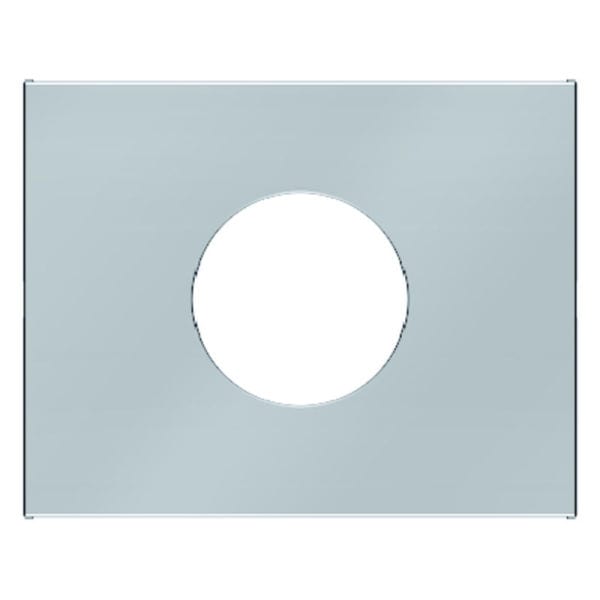 BERKER - K.5 Zstk.f.Drucktaster und Lichtsignal E14, Edelstahl