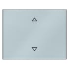 BERKER - K.5 Wippe m. Aufdruck Symbole Pfeile, Edelstahl