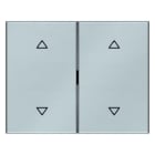 BERKER - K.5 Serienwippe mit Pfeilaufdruck Edelstahl