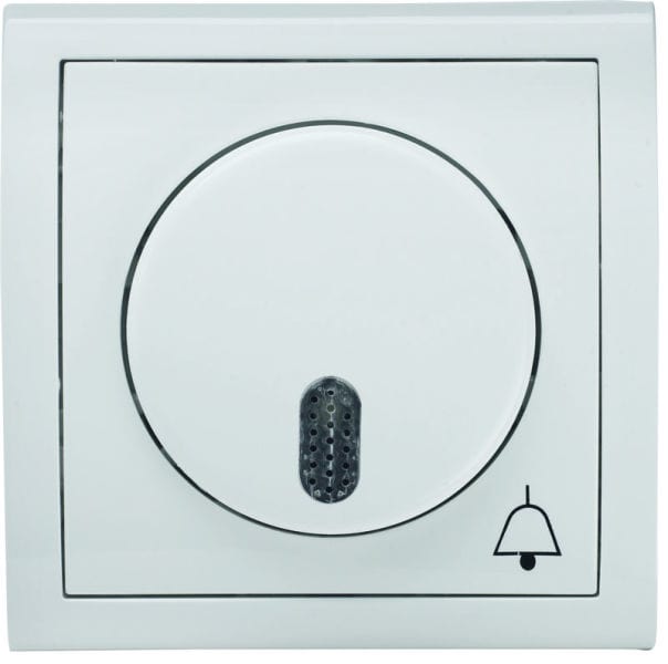 GROTHE - UP-Signalgeber 230V, reinweiß elektron. Signal,74dB(Typ SG 851 230VAC)