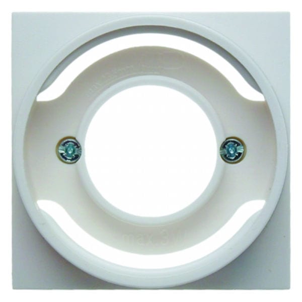 BERKER - S.1/B.x Zentralstück für Lichtsignal E14 polarweiß glänzend