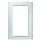 BERKER - KNX B.3 Rahmen mit großem Ausschnitt Alu silber/polarweiß matt
