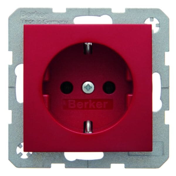BERKER - S.1/B.x SSD mit Schraubklemmen rot glänzend