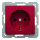 BERKER - S.1/B.x SSD mit Schraubklemmen rot glänzend