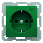 BERKER - S.1/B.x SSD mit Aufdruck SV grün glänzend