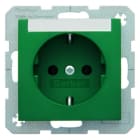 BERKER - S.1/B.x SSD mit Schriftleiste grün glänzend