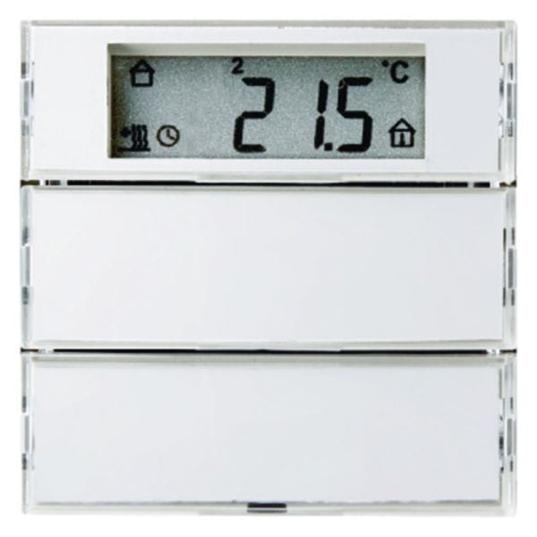 BERKER - KNX S.1/B.x Tastsensor 2fach mit RTR und Display weiß/polarweiß