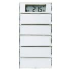 BERKER - KNX S.1/B.x Tastsensor 5fach mit RTR und Display weiß/polarweiß