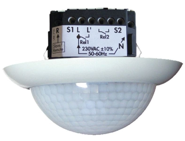 BEG - PD4-M-2C-DUO-UP Präsenzmelder, Master 2 Schaltkanäle, 360° Erfassungsbereich, UP