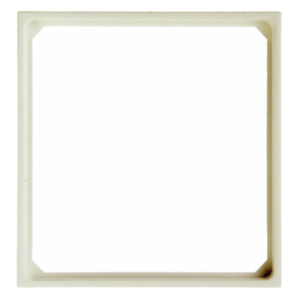 BERKER - S.1 Zwischenring für 50 x 50 mm Zentralstücke weiß glänzend