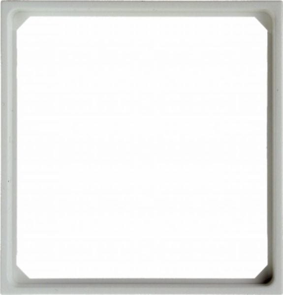 BERKER - S.1/B.x Zwischenring für 50x50 mm Zentralstücke polarweiß glänzend