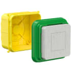 KAISER - Betonbau Universal-Einbaugehäuse, 90x90x70mm, mit Mineralfaserplatte