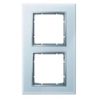 BERKER - B.7 Rahmen 2fach Glas alu