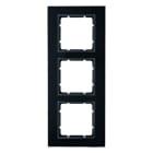 BERKER - B.7 Rahmen 3fach Glas schwarz