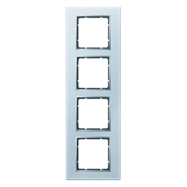BERKER - B.7 Rahmen 4fach Glas alu