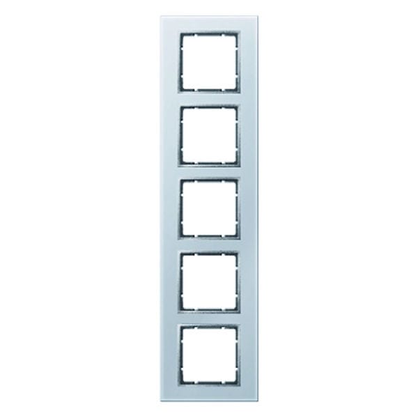 BERKER - B.7 Rahmen 5fach Glas alu