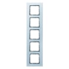 BERKER - B.7 Rahmen 5fach Glas alu