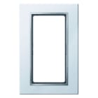 BERKER - KNX B.7 Rahmen mit großem Ausschnitt Glas alu