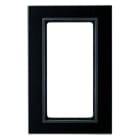 BERKER - KNX B.7 Rahmen mit großem Ausschnitt Glas schwarz