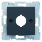 BERKER - B.x Zentralplatte für Melde- & Befehlsgerät 18,8 mm, anthrazit matt