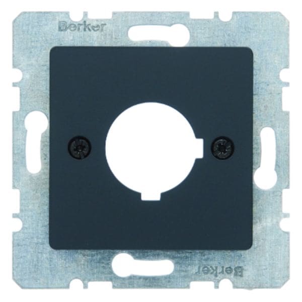 BERKER - S.1/B.x Zentralplatte für Melde- & Befehlsgerät 22,5 mm, anthrazit matt