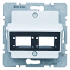 BERKER - S.1/B.x Zstk.f.1 od.2 Einzelmod- ule RJ45 Reichle De-Massari, alu matt