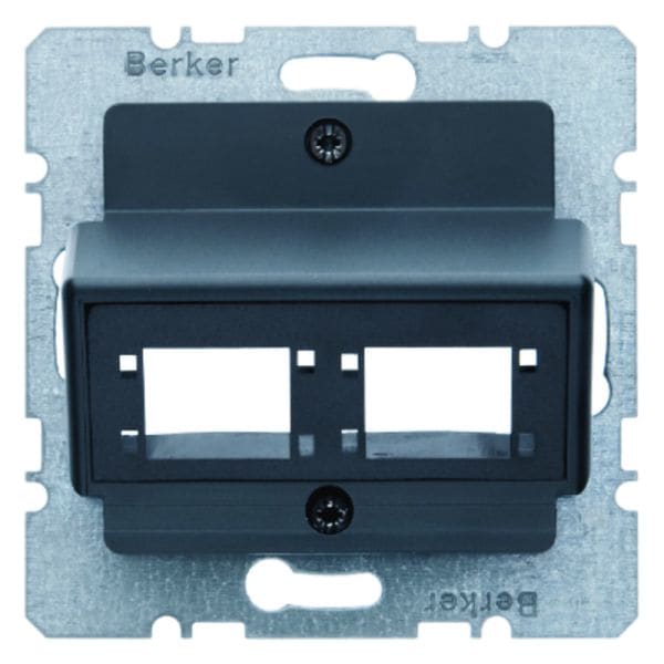 BERKER - S.1/B.x Zstk.f.1 & 2 Einzelmodule RJ45 Reichle De-Massari, anthrazit matt