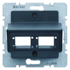 BERKER - S.1/B.x Zstk.f.1 & 2 Einzelmodule RJ45 Reichle De-Massari, anthrazit matt